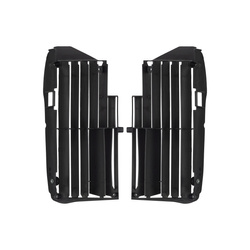 OSŁONY CHŁODNICY (KRATKI - KOMPLET) YAMAHA YZ 250F '24; YZ 450F '23-'24; WR 450F '24 KOLOR CZARNY