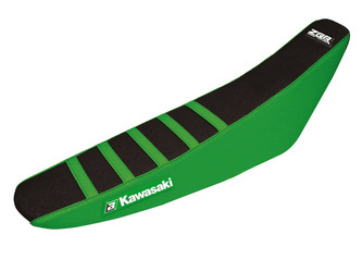 Pokrowiec/poszycie na siedzenie kawasaki kxf 250 '09-'12, 450 '09-'11 zebra kolor czarny/zielony