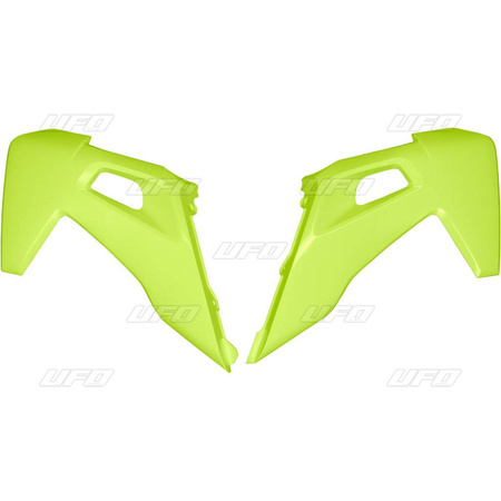 Osłony chłodnicy husqvarna tc 125/250 '19, fc 250/350/450 '19 kolor żółty fluo