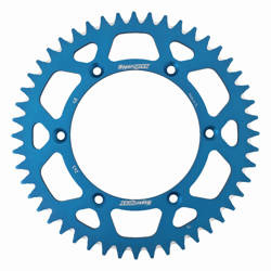 Zębatka tylna aluminiowa 7075-t6 (ergal) 270 48 yamaha yz/yzf '99-'18 (jtr251.48) (jtr245/2.48) kolor niebieski