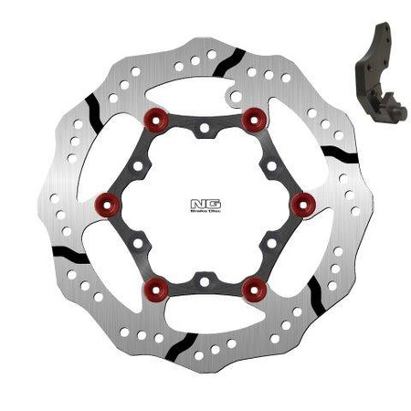 Tarcza hamulcowa przód gas gas ec 125/200/250/300 '99-15 (270x108x3mm) (6x6,5mm) wave pływająca z adapterem