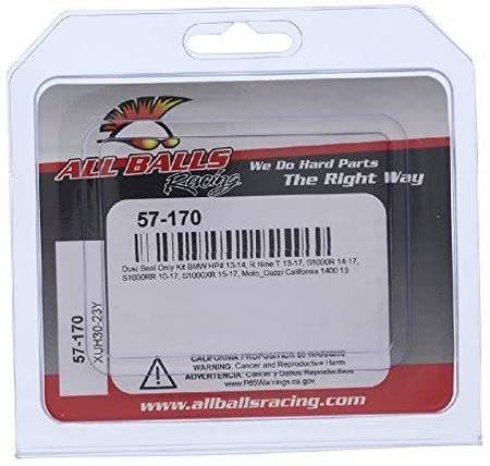 Uszczelniacze przedniego zawieszenia pyłowe bmw hp4 13-14, r nine t 13-17, s1000rr 10-14, s1000rr/r 14-17, s1000xr 15-17, moto guzzi cal