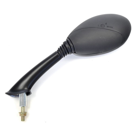 Lusterko lewe, średnica gwintu 8mm, strona prawa, kolor czarny piaggio/vespa et2, et4 50/125/150 1997-2009 (e491i)