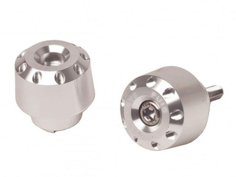 Ciężarki / Końcówki Kierownicy Krótkie Puig Do Yamaha Mt-09 Tracer Srebrne