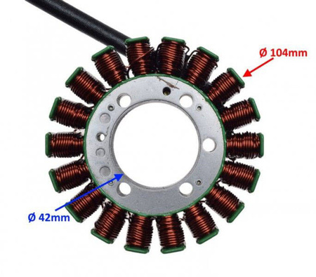 Stator iskrownik 18 cewek do Yamaha YP X-Max 250