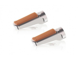 Podnóżki Puig Sport (Vintage, Wymagają Adapterów) Srebrne