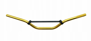 Kierownica aluminiowa z poprzeczką (22,2mm) mx wzmacniana kolor złoty (szer. 800mm, wys. 71mm)