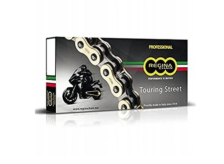 ŁAŃCUCH NAPĘDOWY 525ZRT (112 OGNIW) Z-RITOURING-STREET DO 900 CCM ZŁOTY (ZAPINKA+ZAKUWKA) (137ZRT/012)