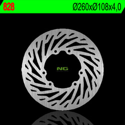 Tarcza hamulcowa przód rieju 50/125/250 yamaha xt 125x 05-09, dt 50 sm 05-07, dt 50x 03-06 (260x108x4)