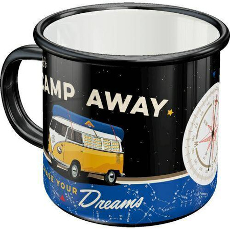 Kubek emaliowany VW Bulli-Lets Camp Away