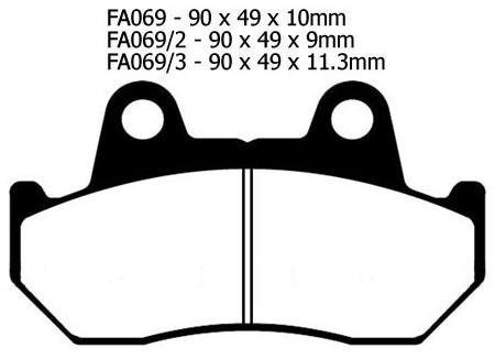 Klocki hamulcowe Honda XL 600 V Transalp Honda XLV 750