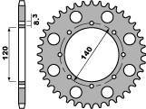 Zębatka tylna 491 43 c45 kawasaki klr 650 a/b/c 87-11 (łańc. 520)