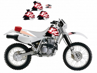 Komplet naklejek (oklein) honda xr 250/-350 '88-'95 original (17)