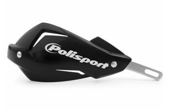 Osłony rąk (handbary - aluminiowy rdzeń) model touquet z uniwersalnym zestawem montażowym 22/28mm kolor czarny