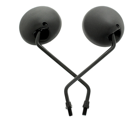 Komplet Lusterek Okrągłych 10mm 1xprawy 1xlewy Gwint Lut000080