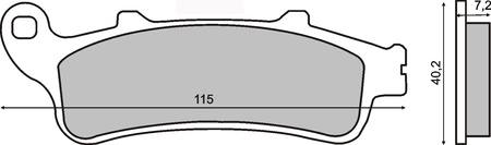 Klocki Hamulcowe Sintered Honda  Forza 250