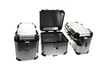 Zestaw 3 Kufrów Aluminiowych Benelli Trk 502x Srebrne 160l