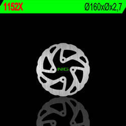 Tarcza hamulcowa tył beta 125/200/250/290/300 trial (160x-x2,5) wave