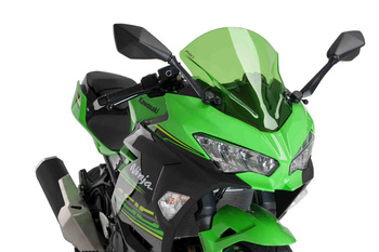 Szyba Sportowa Z-Racing Puig Do Kawasaki Ninja 400 18-23 Zielona