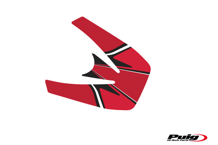 Radikal osłona półki kierownicy puig do aprilia shiver 750 07-16 czerwony