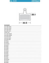 Moto-master bike pro klocki hamulcowe rowerowe sinter pro metaliczne