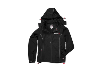 Kurtka Softshell Czarny Unisex - Z Logo Puig Rozmiar M