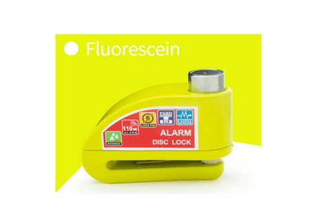 Blokada Antykradzieżowa Disc Lock Z Alarmem 110db Neonowa