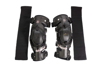 ASTERISK ORTEZY STAWU KOLANOWEGO (PARA) MODEL CARBON CELL KOLOR CZARNY/CARBON ROZMIAR XS