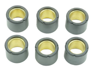 Rolki wariatora 6 szt. 19 x 15,5 mm 5,8 gr. Derbi atlantis/gp1/dna/runner/typhoon 50, piaggio fly/free/liberty/nrg/zip/vespa et2/et4/lx 50