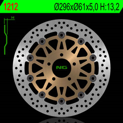 Tarcza hamulcowa przód kawasaki zx9r '98-'99 (269x61x5mm) (5x10,5mm)