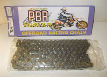 Łańcuch 420h-140 (140 ogniw) bez oringów motocross do 85cm (420/140)