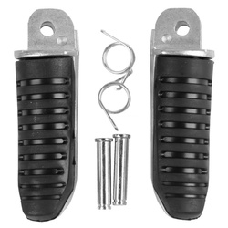 Zestaw podnóżków (podnóżki) kierowcy kompletny z mocowaniami suzuki gsf/gsx 400 '91-97, gsf 600/1200 '96-00, gsxr 1100 '89-98, gsx 750f '93-05, rf 600/900 '93-98, (zamiennik oryginału)