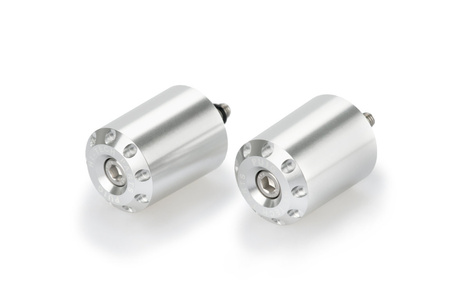 Ciężarki / końcówki kierownicy długie puig do piaggio vespa gts300 08-20 srebrne
