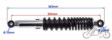 Amortyzator do skutera 125cm 331 mm Regulowany