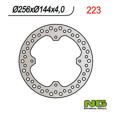 Tarcza hamulcowa przód honda xr 650l (93-99) (256x144x4)