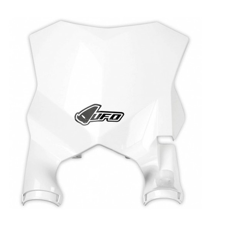 Tablica na numer startowy kawasaki kxf 250 17-19, kxf 450 16-19 kolor biały (stadium z osłonami amortyzatorów)