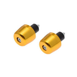 Końcówki kierownicy 05/36mm złote jasne