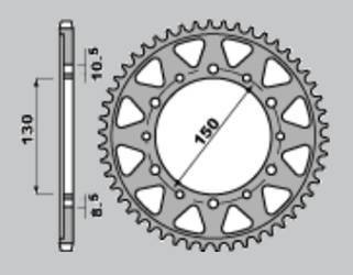 Zębatka tylna 860 41 (859-41) (jtr859.41) yamaha fzs 600 fazer 96-03