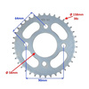 Zębatka tył do motocykla Romet R125 / R150 38Z 428