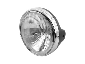 LAMPA PRZÓD CZARNA H4 (ŚREDNICA 190MM) (7276)