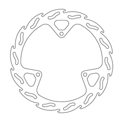 Tarcza hamulcowa przód flame ktm sx 65 '02- , husqvarna tc 65 '17- , gasgas mc 65 '21-