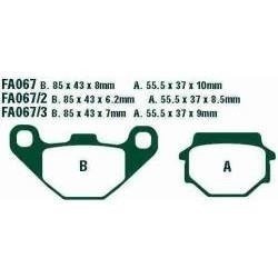 KLOCKI HAMULCOWE MOTOCYKLOWE EBC FA067TT