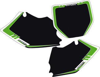 Tła pod numery startowe kawasaki kxf 250 '06-'08 kolor czarny(10)