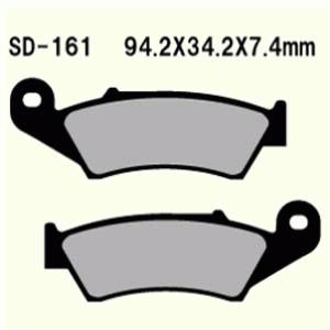 Klocki hamulcowe   vd-161 (fa185)
