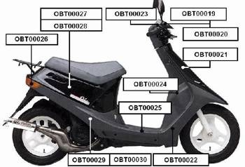 Listwa boczna lewa dio af18/25 obt000029