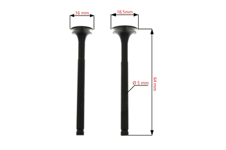 Głowica Kompletna Do Cylindra Gy6 4t 50ccm 44,5 Mm (Standardowe Zawory) Power Force