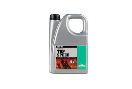 Olej Silnikowy Motorex Top Speed 4t 15w50 Jaso Ma2 Syntetyczny 4l
