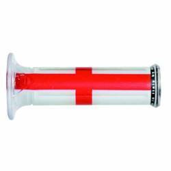 Manetki 01684-sg (120 mm/22 mm) bez otworu kolor biały/czerwony