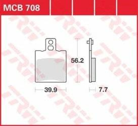 KLOCKI HAMULCOWE TRW MCB708