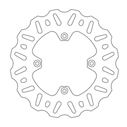 Tarcza hamulcowa tył suzuki rm 85 '05-'17 wave